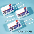 High Tensile Strength Dental Floss Pick Bow Shaped Super Thin Dental Floss Clean Between Teeth Interdental Oral Hygiene Care