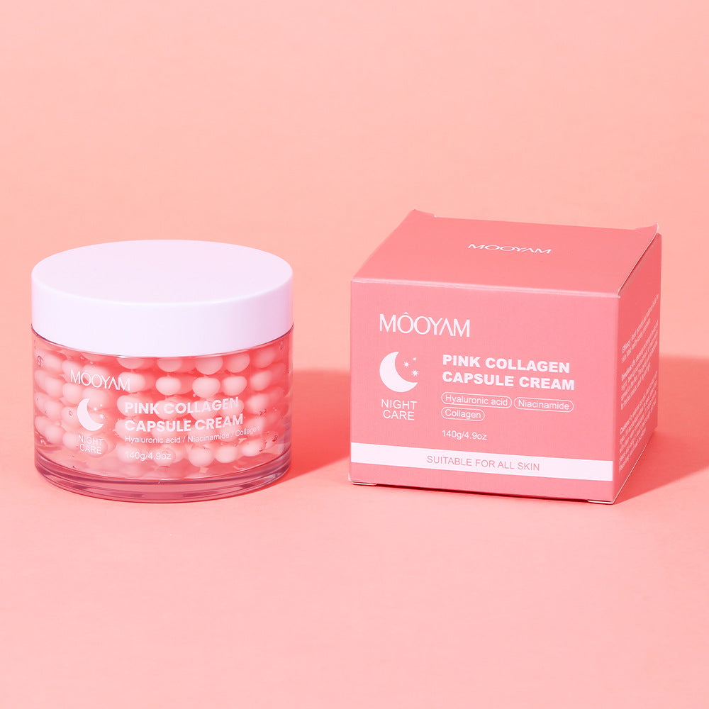 Collagen protein capsule facial cream