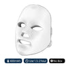Mascarilla Facial LED Recargable de Siete Colores