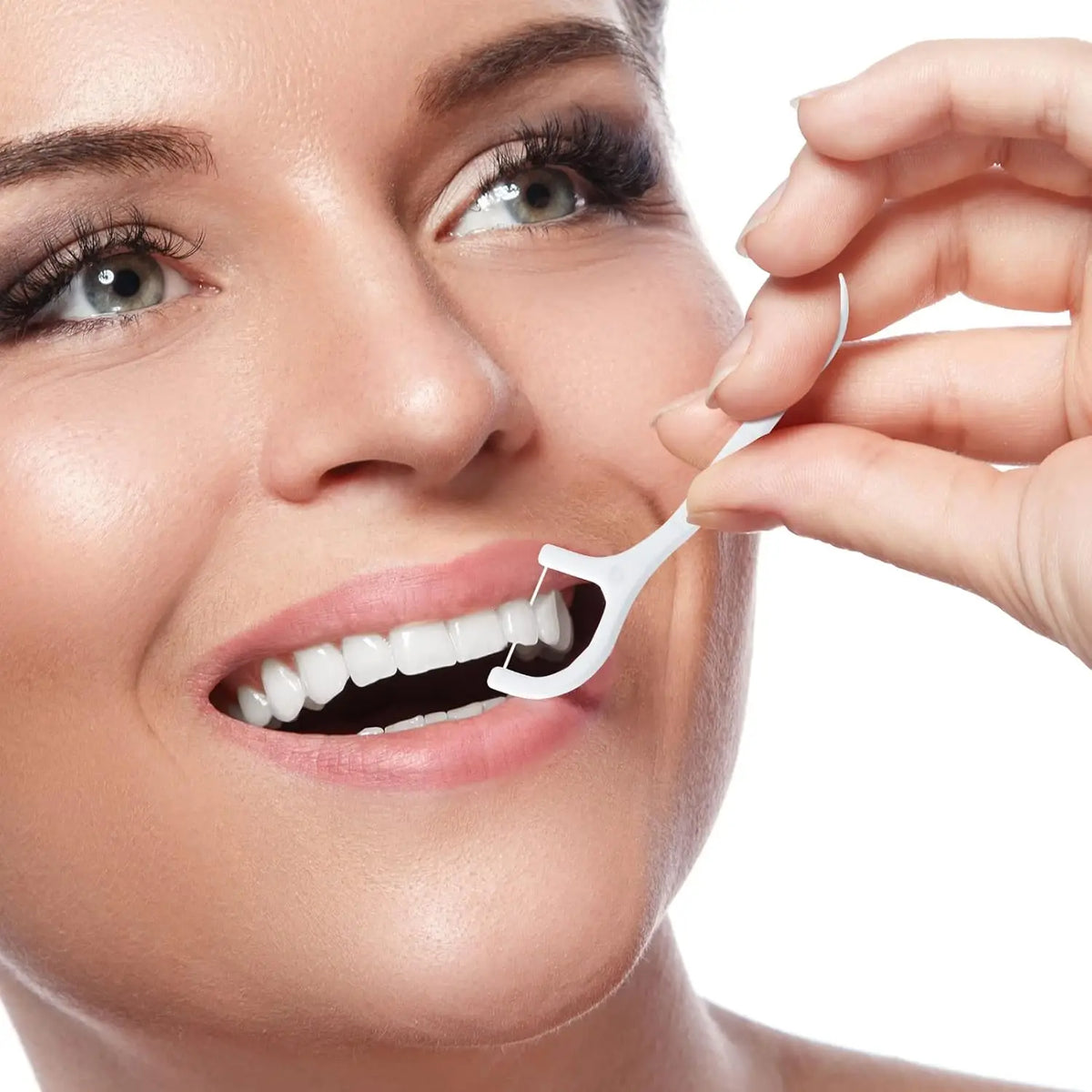 High Tensile Strength Dental Floss Pick Bow Shaped Super Thin Dental Floss Clean Between Teeth Interdental Oral Hygiene Care