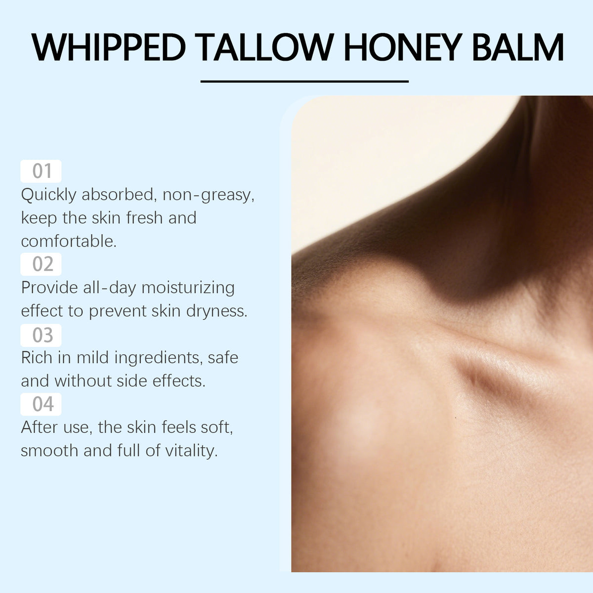 Tallow Honey Moisturizing Cream