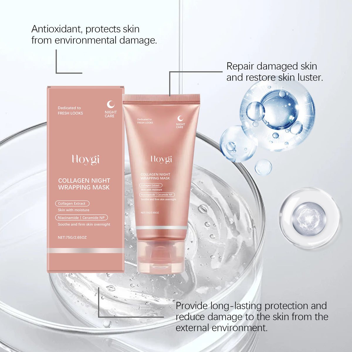 Collagen peeling tear mask
