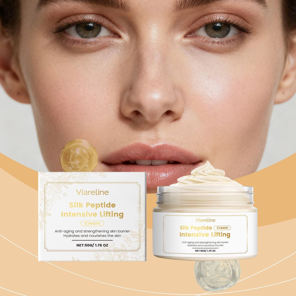 Silk Peptide Moisturizing Face Cream
