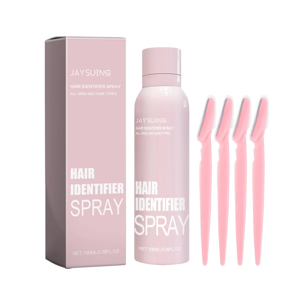 Spray idratante per peli del viso con set rifinitore per sopracciglia