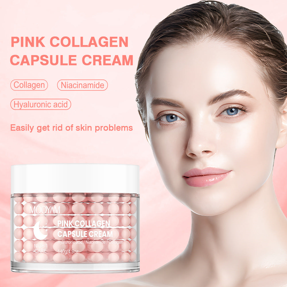 Collagen protein capsule facial cream