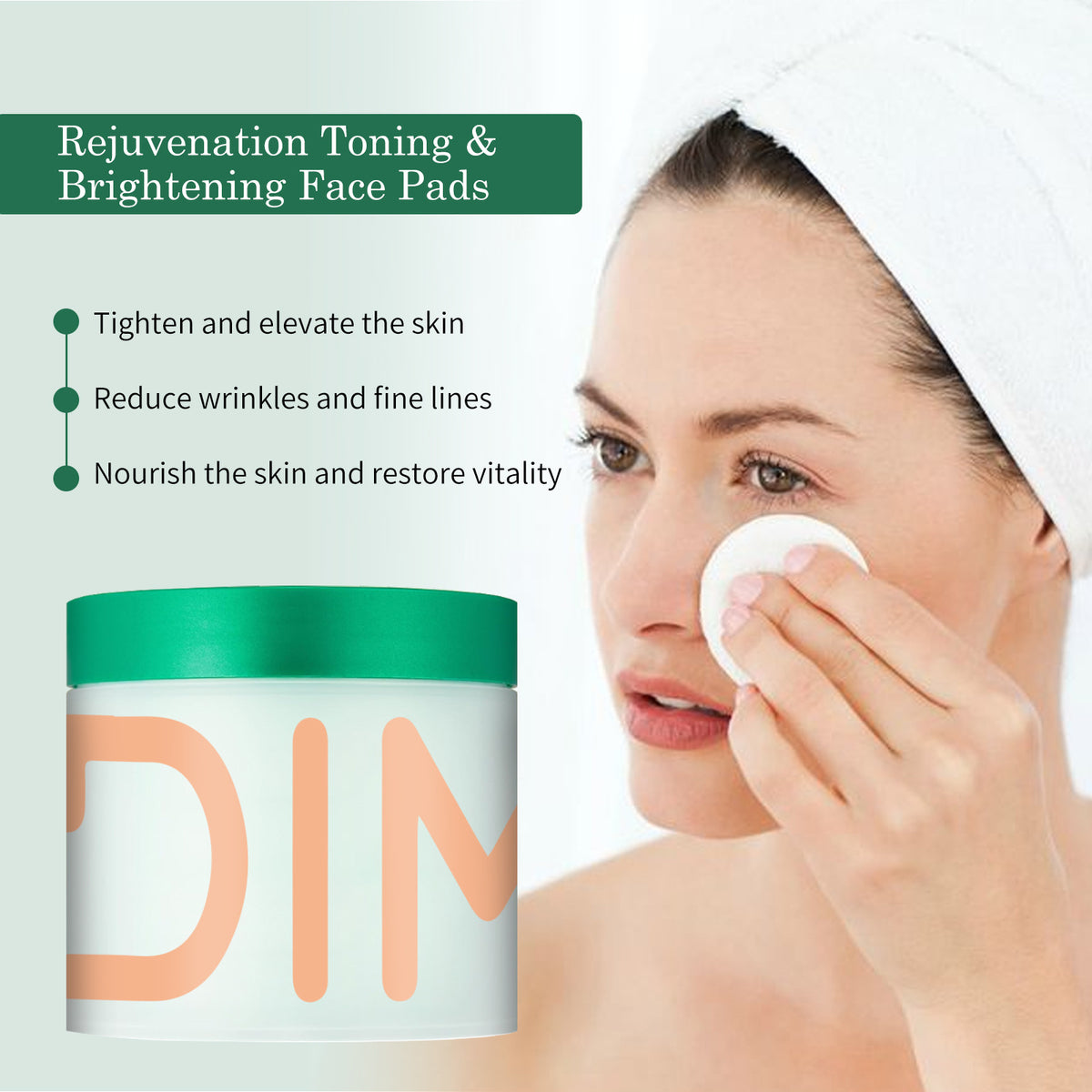 Centella Asiatica Moisturizing Cotton Pads
