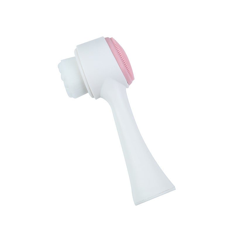 Double Sided Silicone Facial Cleansing Brush