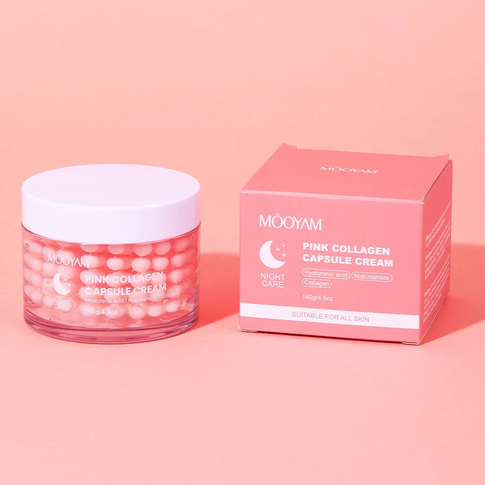 Collagen protein capsule facial cream