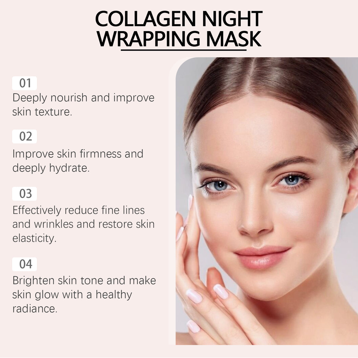 Collagen peeling tear mask