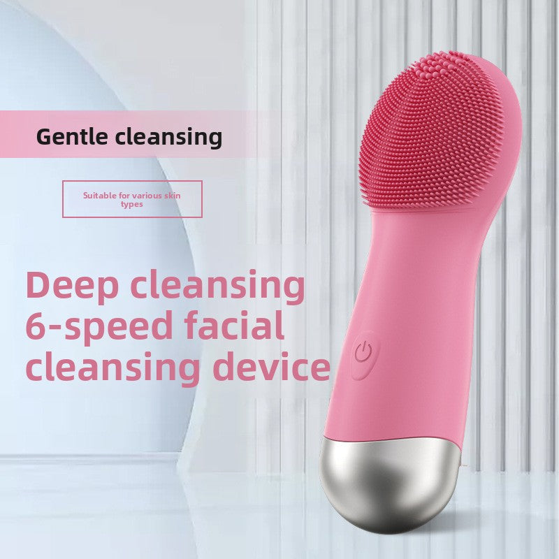 Electric Silicone Facial Cleansing Device
