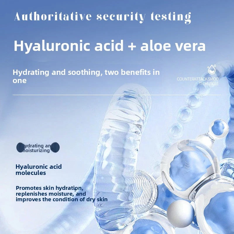 Maschera viso illuminante all'acido ialuronico, maschera idratante