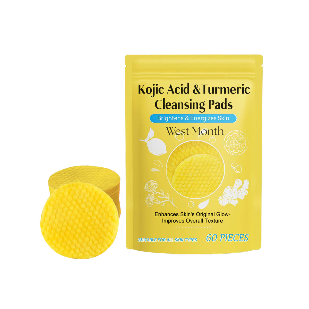 Turmeric Kojic Acid Cleansing Pads