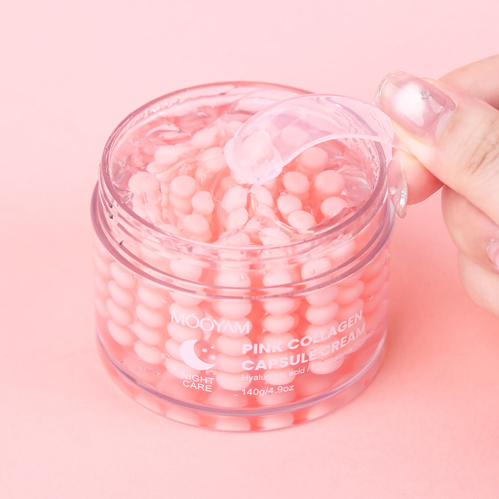 Collagen protein capsule facial cream