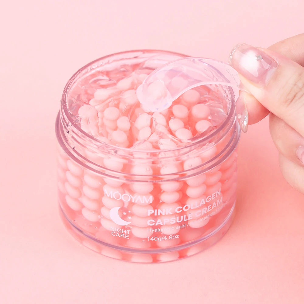 Collagen protein capsule facial cream