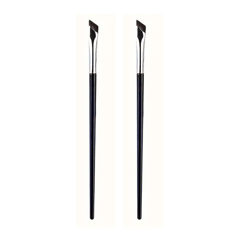 Eyeliner Brush Ultra‑Thin Fine Angle Flat Eyebrow Brush Precise Detail Cosmetic Brush for Under‑Eye Makeup