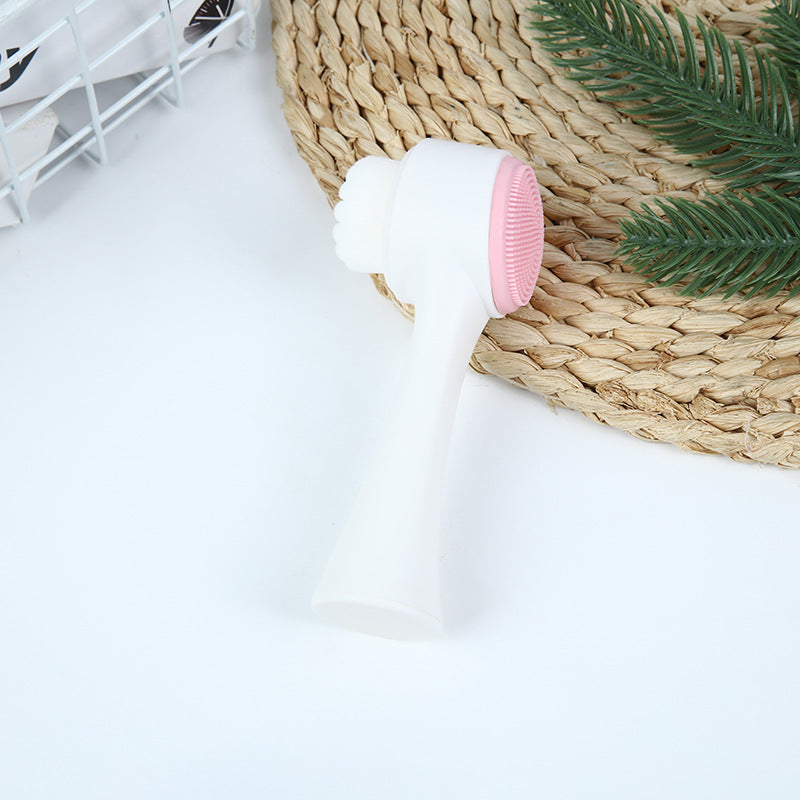 Double Sided Silicone Facial Cleansing Brush