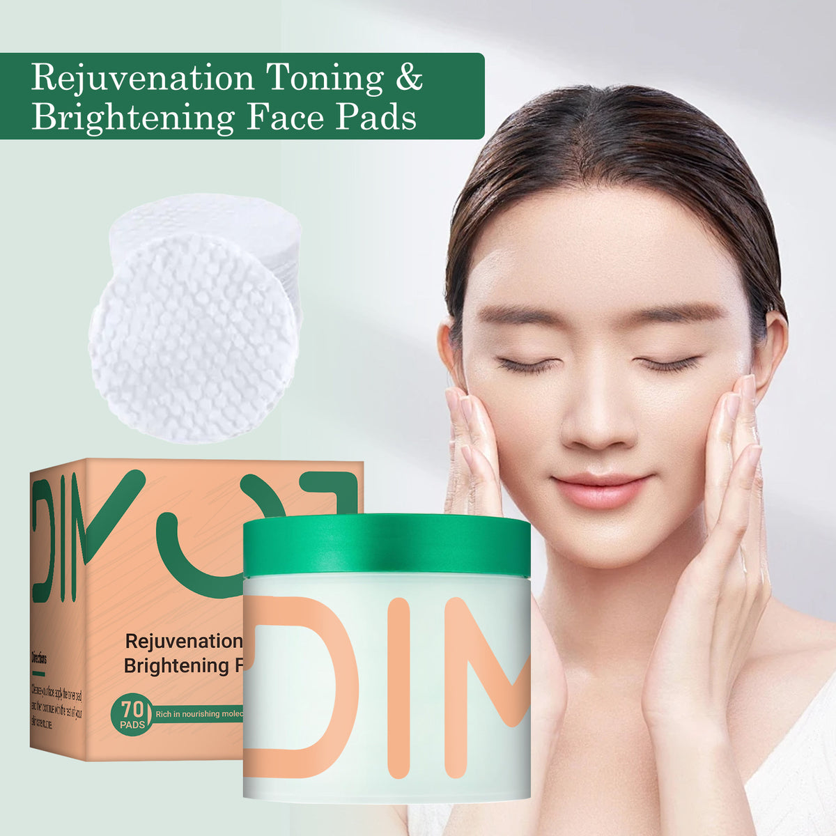 Centella Asiatica Moisturizing Cotton Pads